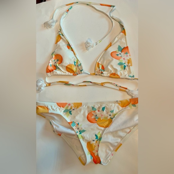 EUC Kate Spade Oranges Bikini Set - Picture 1 of 4
